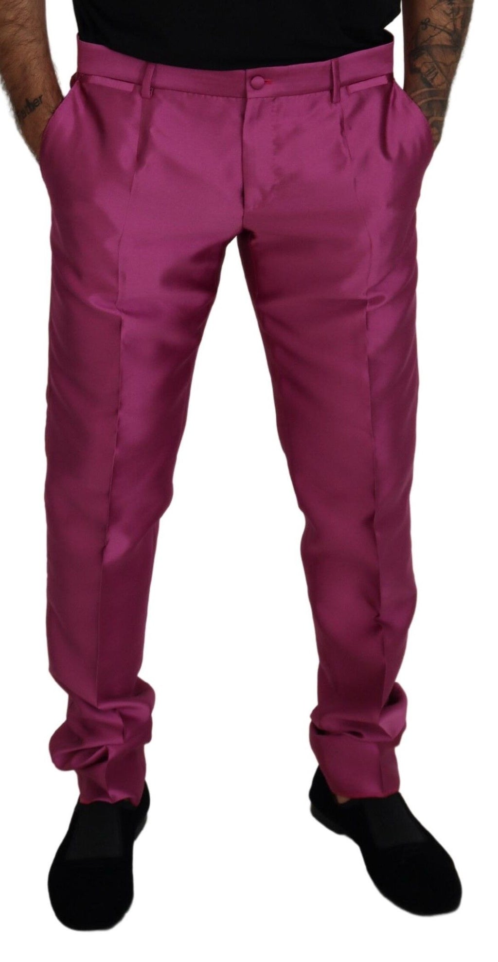 Dolce & Gabbana Pink Dress Pants for Men alternate view