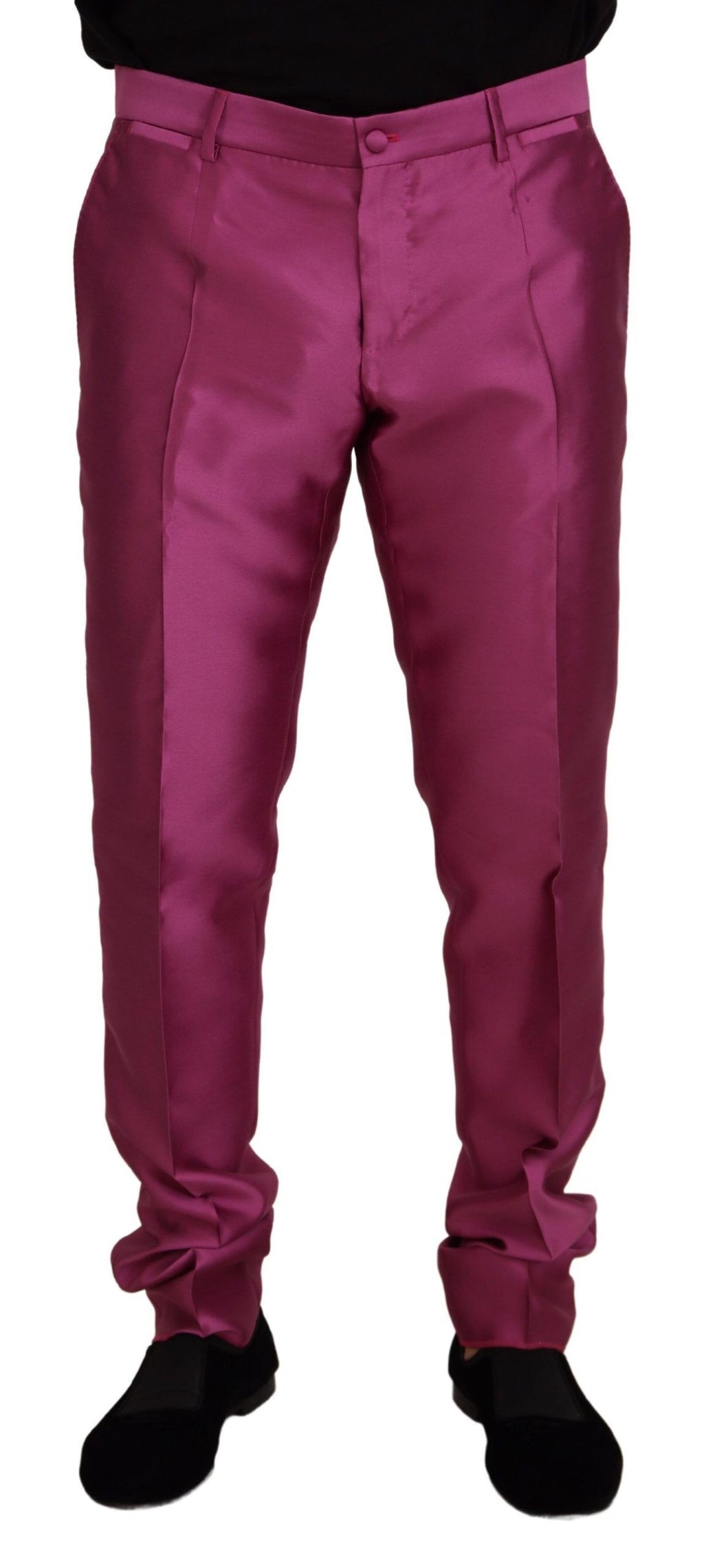 Dolce & Gabbana Pink Dress Pants for Men