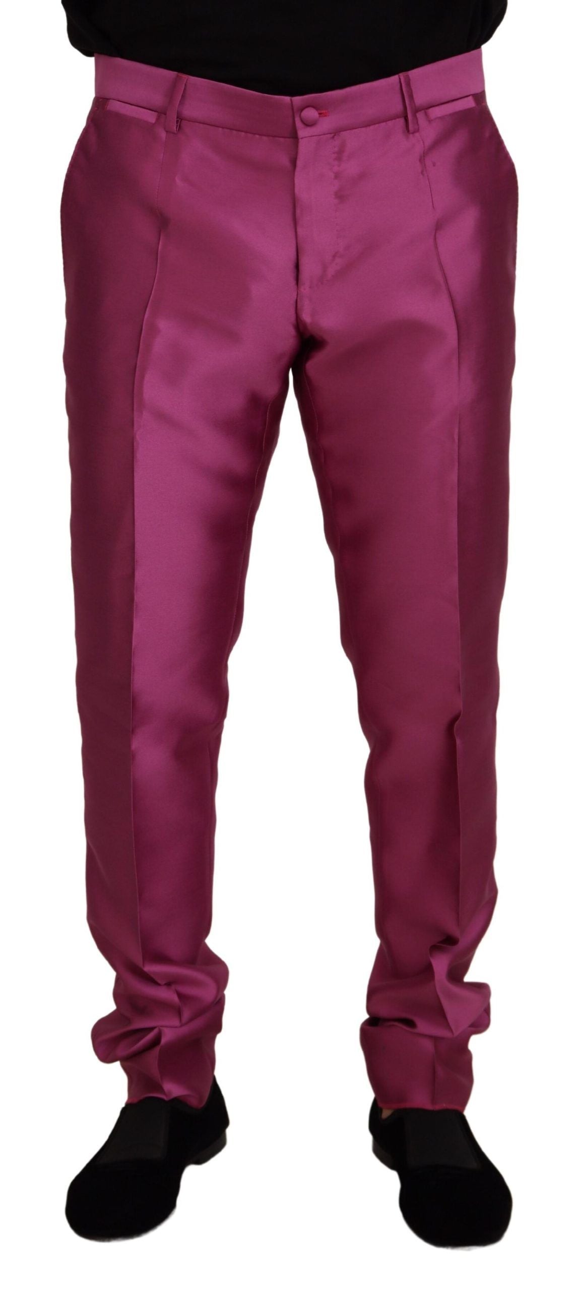 Dolce & Gabbana Pink Dress Pants for Men