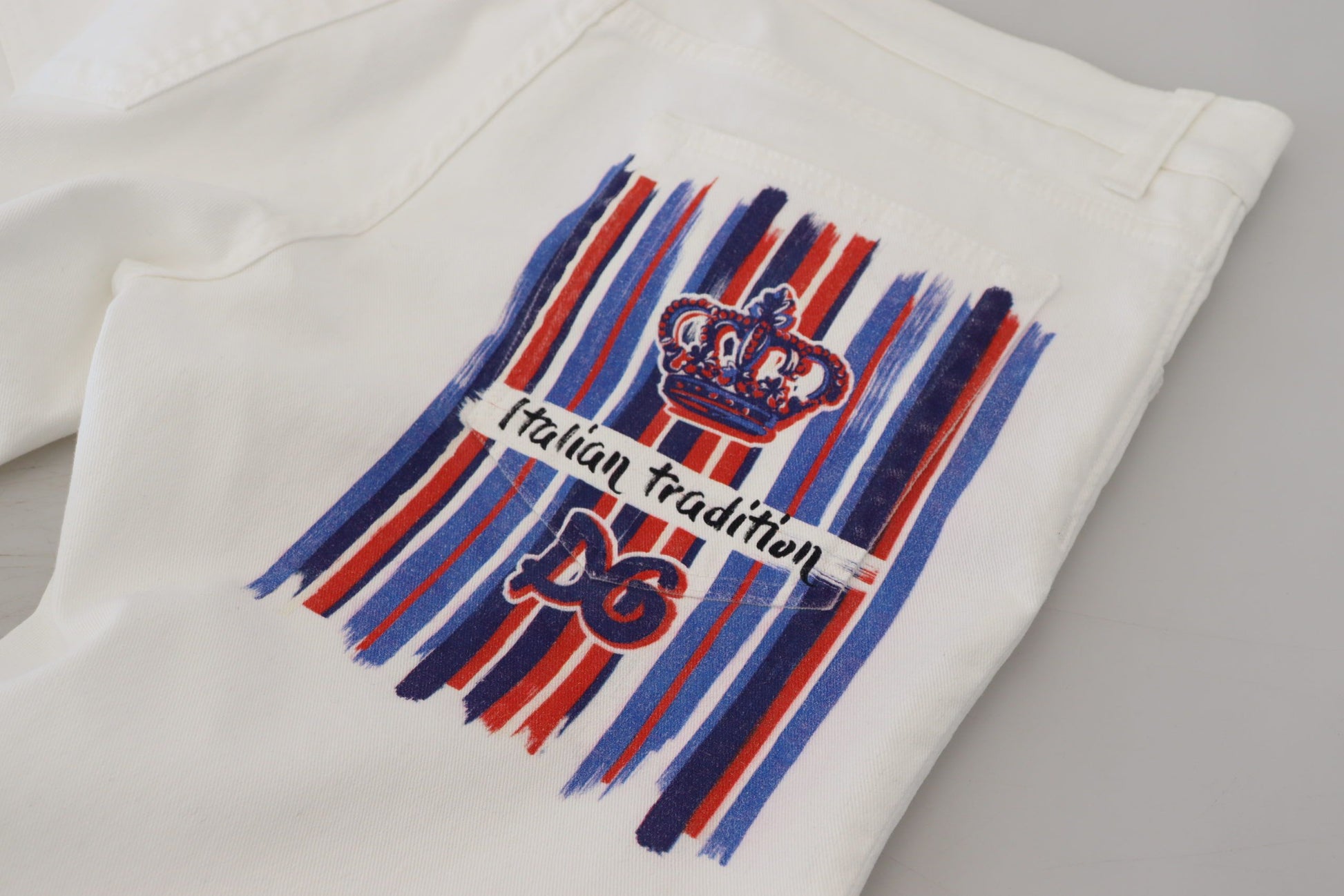 Dolce & Gabbana White Skinny Jeans for Men additional view