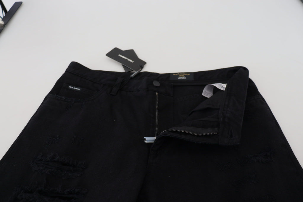Dolce & Gabbana Black Relaxed Fit Jeans for Men additional view