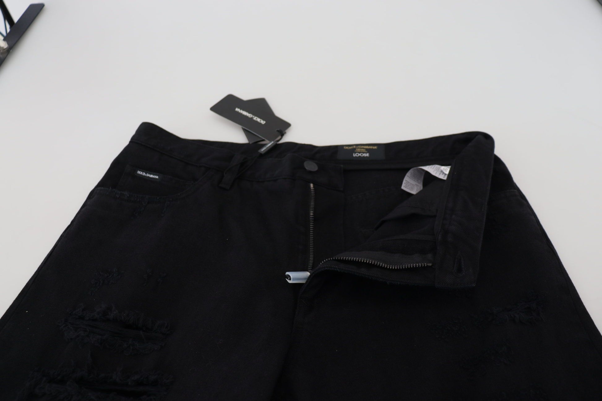 Dolce & Gabbana Black Relaxed Fit Jeans for Men additional view