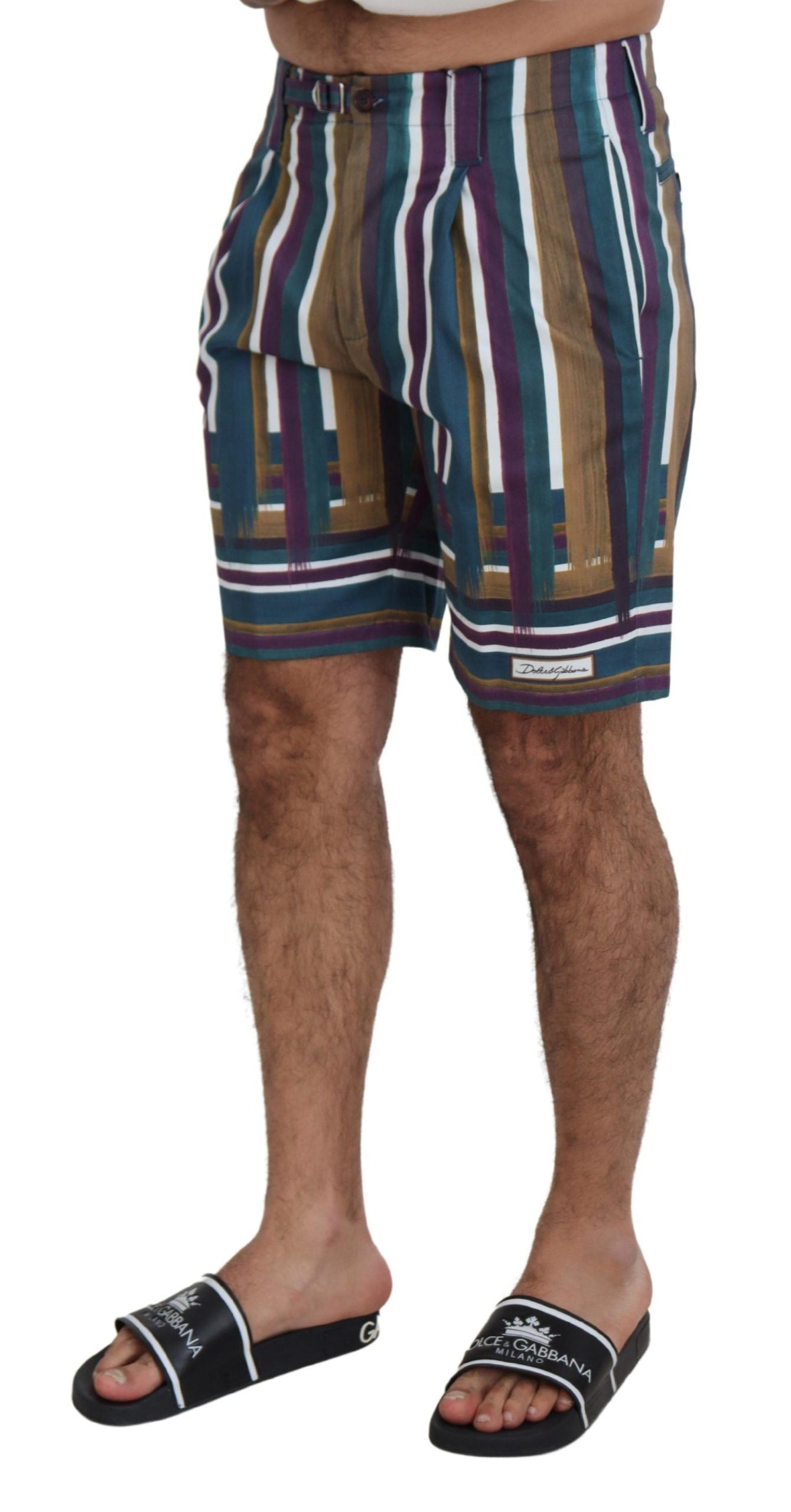 Dolce & Gabbana Multicolor Shorts for Men side view