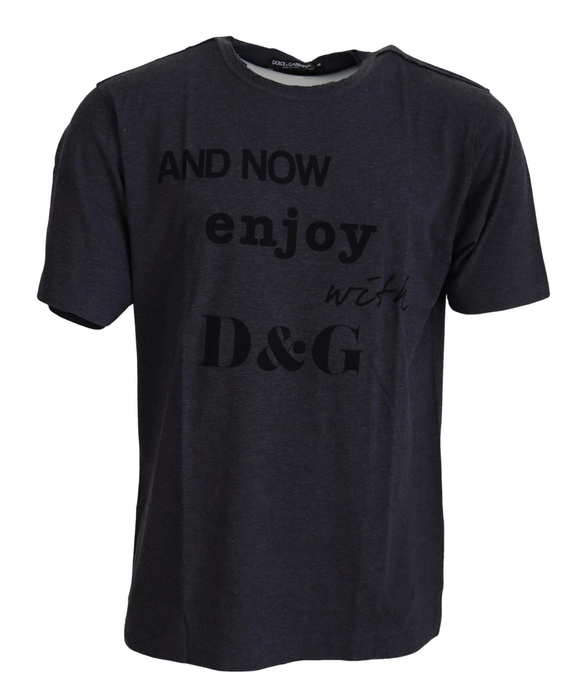 Dolce & Gabbana Grey T-Shirt for Men