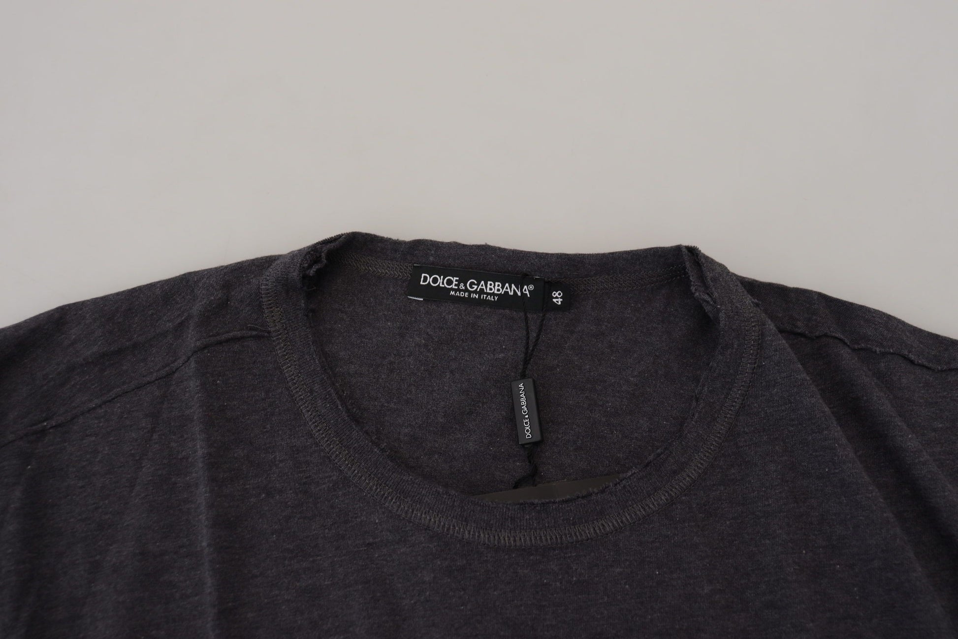 Dolce & Gabbana Grey T-Shirt for Men side view