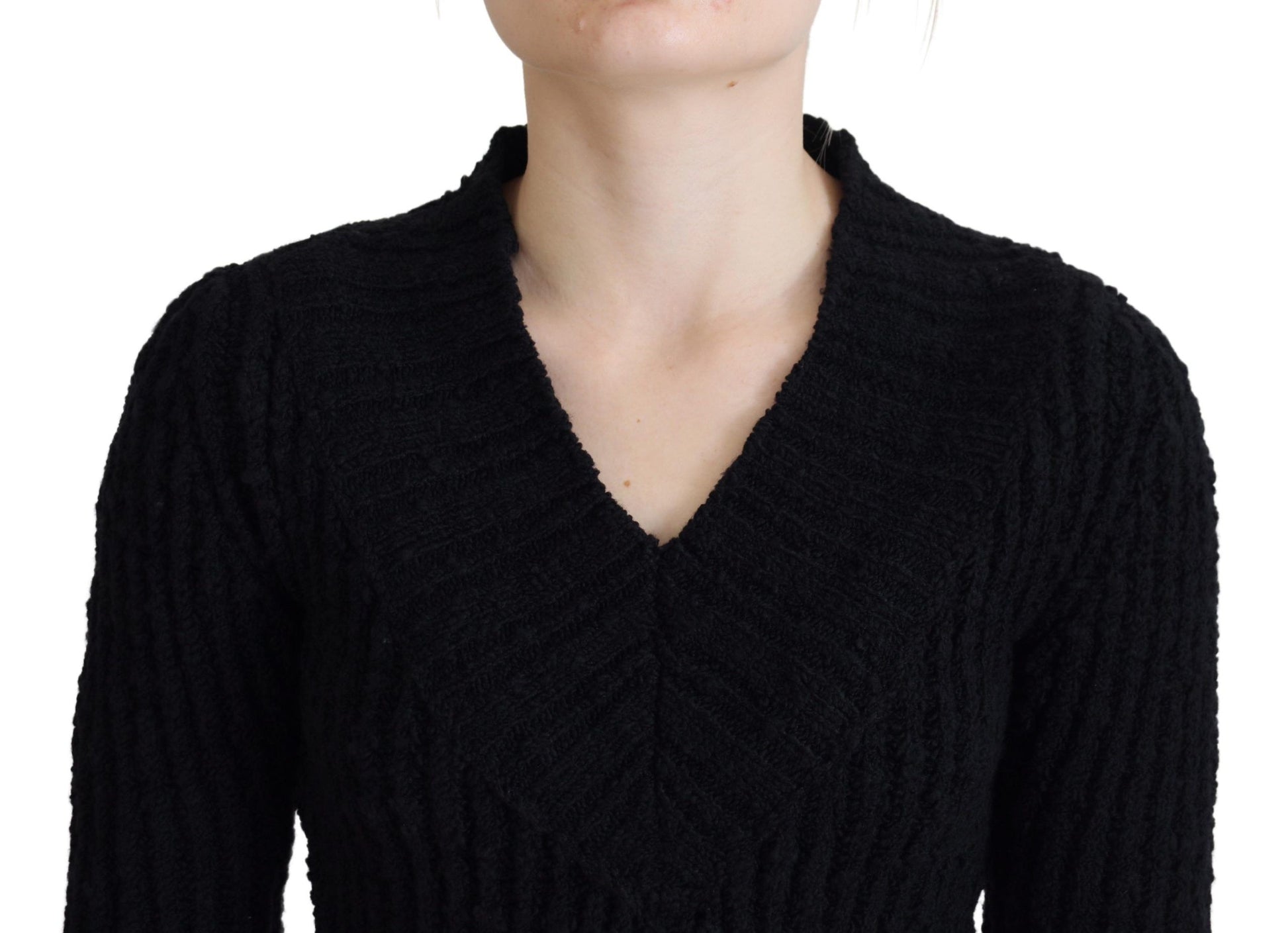 Dolce & Gabbana Black Casual Dress for Women side view