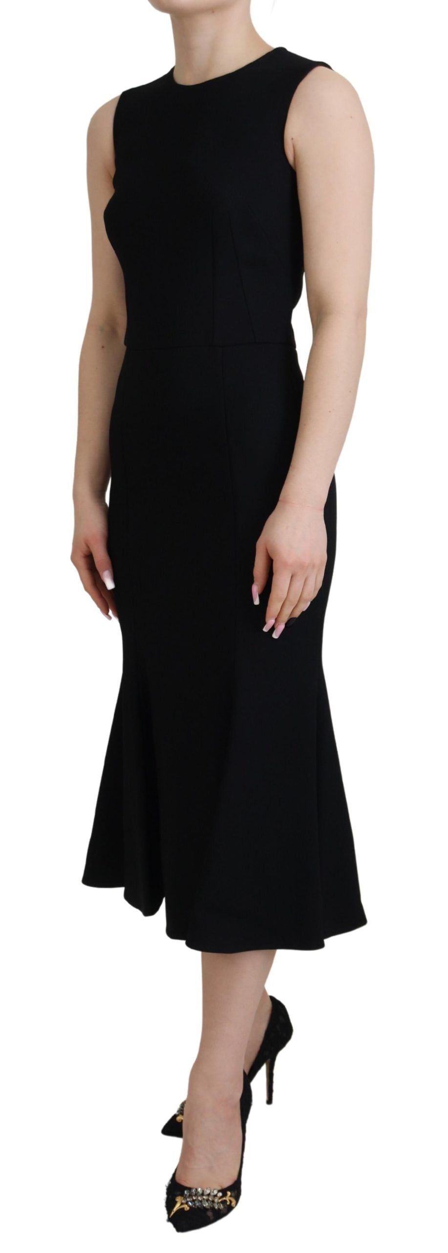 Dolce & Gabbana Black Midi Dress for Women alternate view