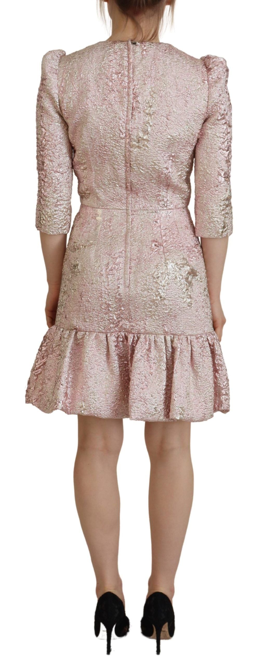 Dolce & Gabbana Pink Midi Dress for Women detail view