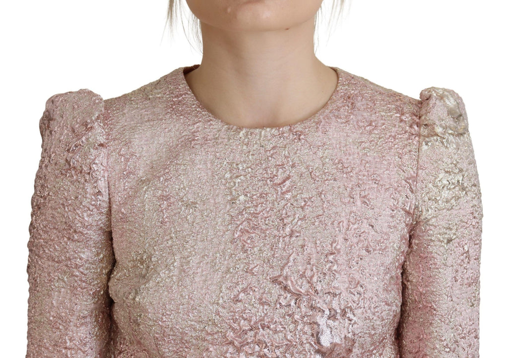 Dolce & Gabbana Pink Midi Dress for Women side view