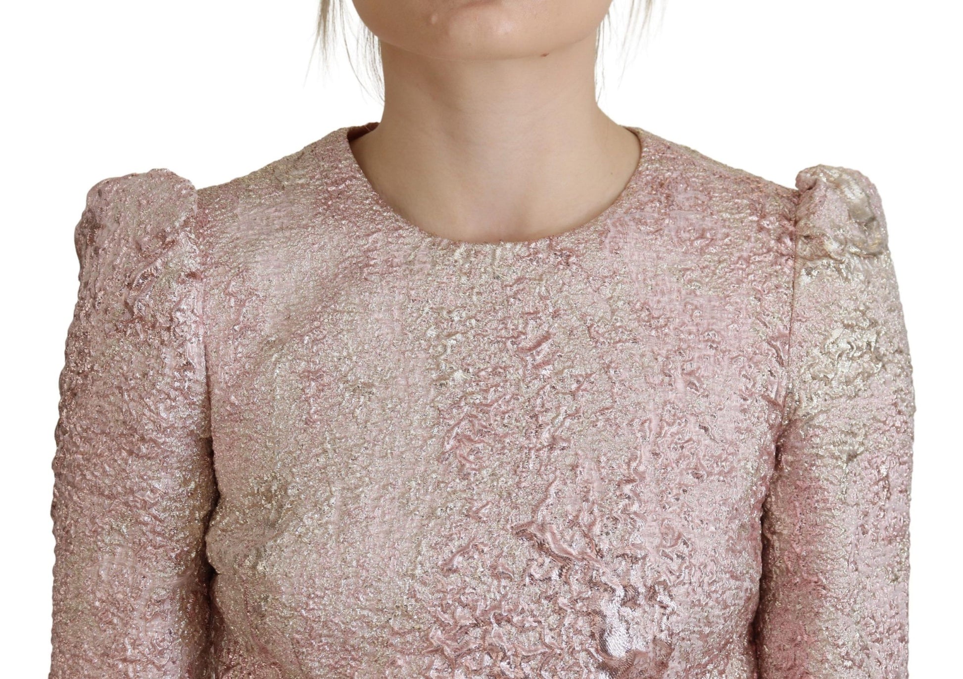 Dolce & Gabbana Pink Midi Dress for Women side view