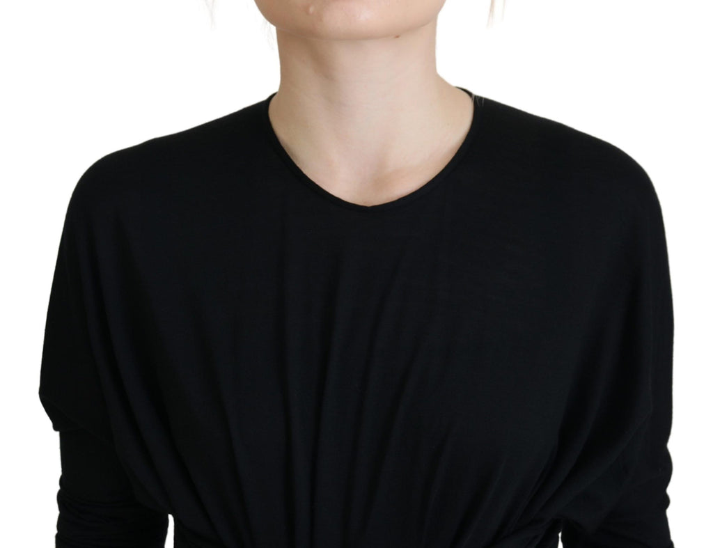 Dolce & Gabbana Black Long Dress for Women side view