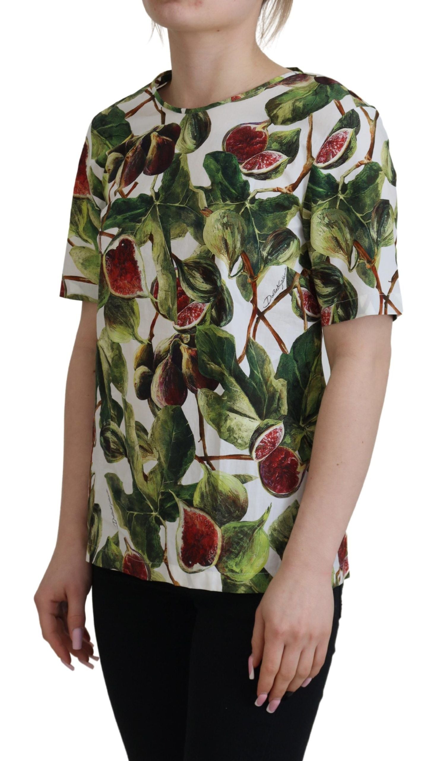 Dolce & Gabbana Multicolor T-Shirt for Women side view
