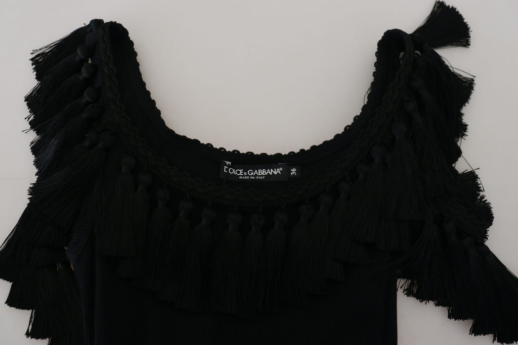 Dolce & Gabbana Black T-Shirt for Women detail view