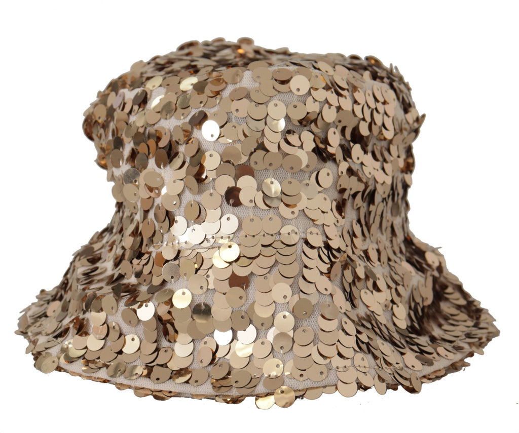 Dolce & Gabbana Gold Bucket Hats for Women alternate view