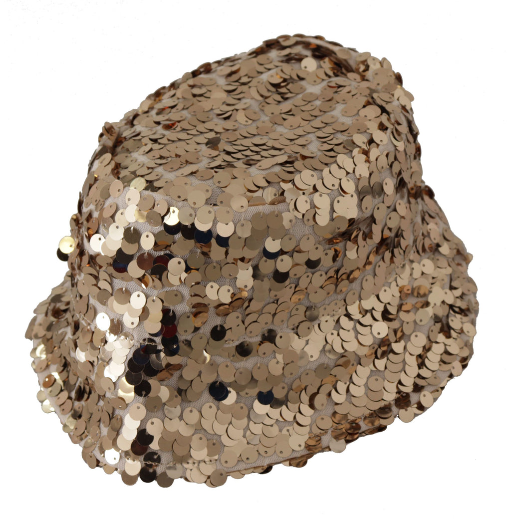 Dolce & Gabbana Gold Bucket Hats for Women additional view