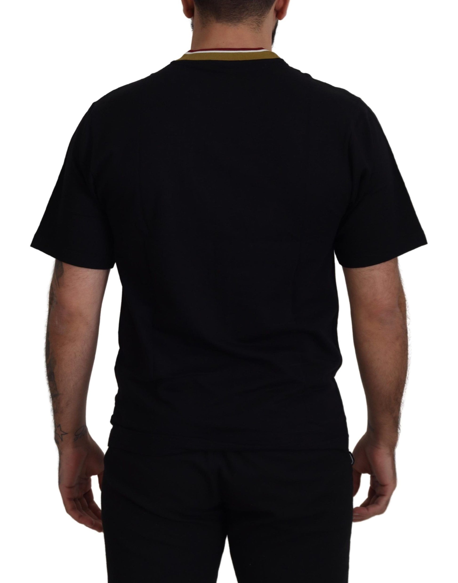 Dolce & Gabbana Black T-Shirt for Men detail view