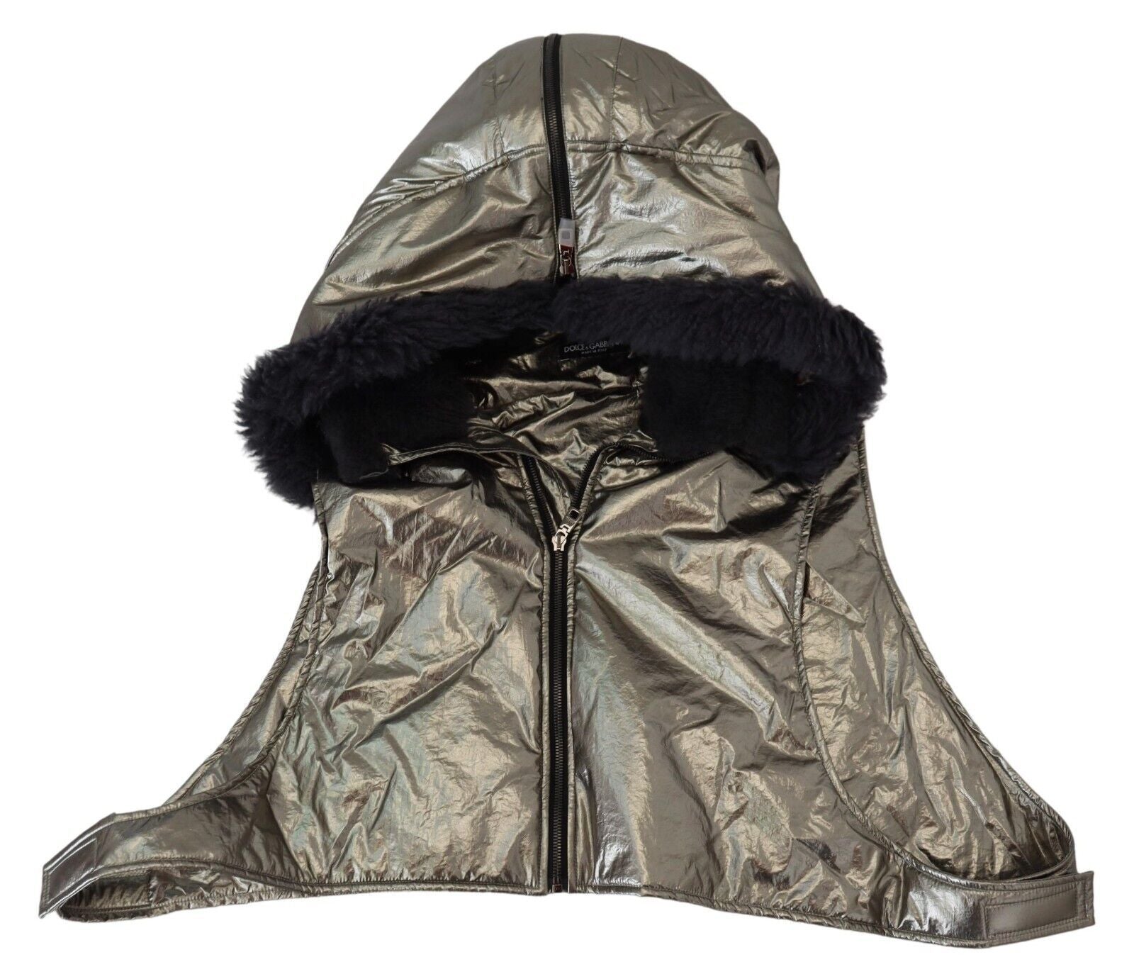 Dolce & Gabbana Silver Hats for Men side view