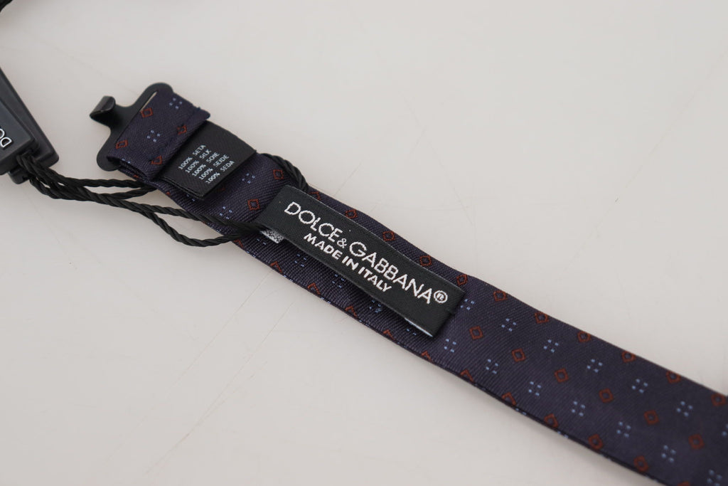 Dolce & Gabbana Blue Bowties for Men side view