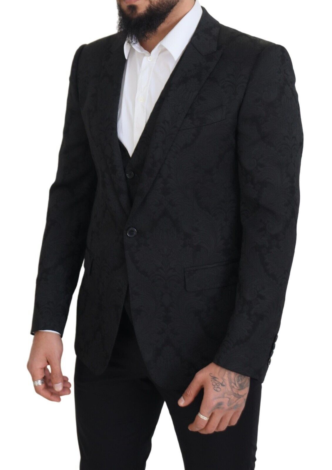 Dolce & Gabbana Black Two Piece Suits for Men alternate view
