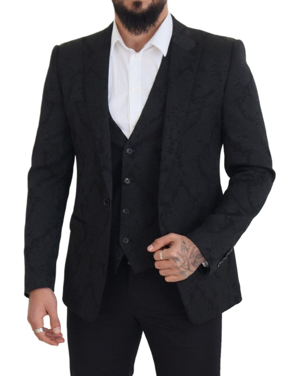Dolce & Gabbana Black Two Piece Suits for Men additional view