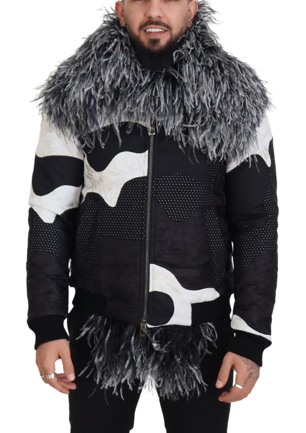 Dolce & Gabbana Black Bomber for Men