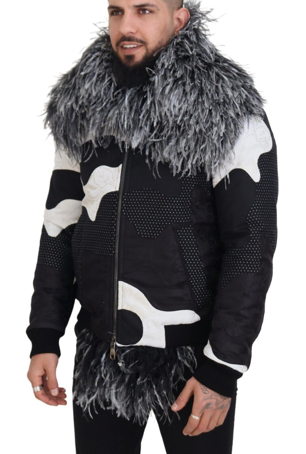 Dolce & Gabbana Black Bomber for Men alternate view