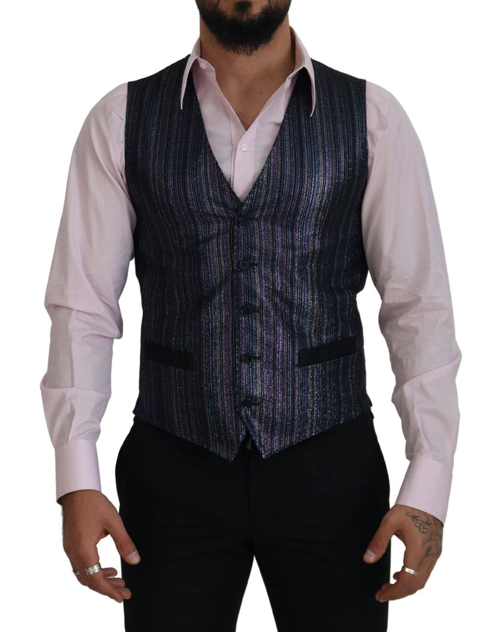 Gilet Robe Gilet de Costume Formel en Polyester Multicolore Dolce & Gabbana