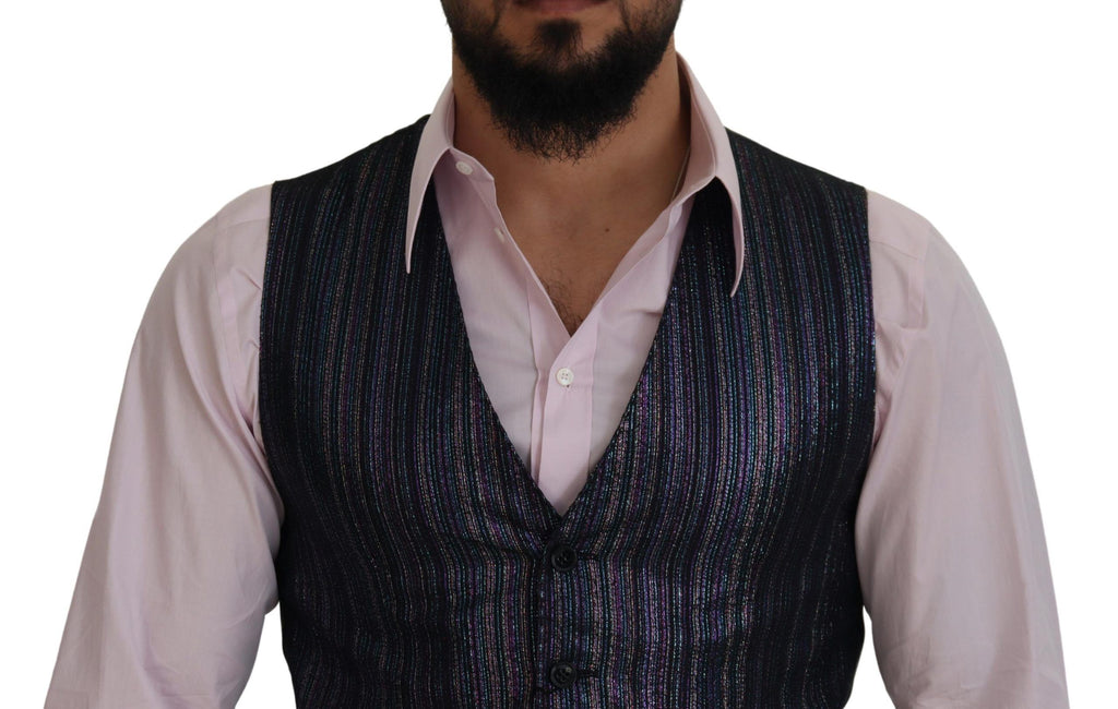 Gilet Robe Gilet de Costume Formel en Polyester Multicolore Dolce & Gabbana