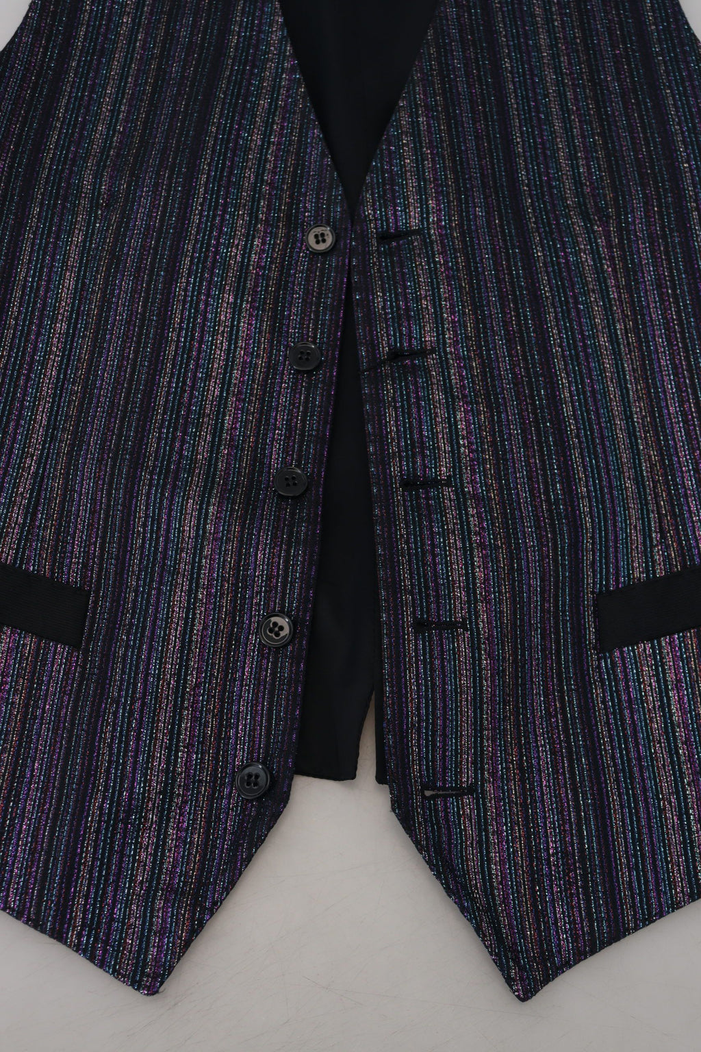 Gilet Robe Gilet de Costume Formel en Polyester Multicolore Dolce & Gabbana