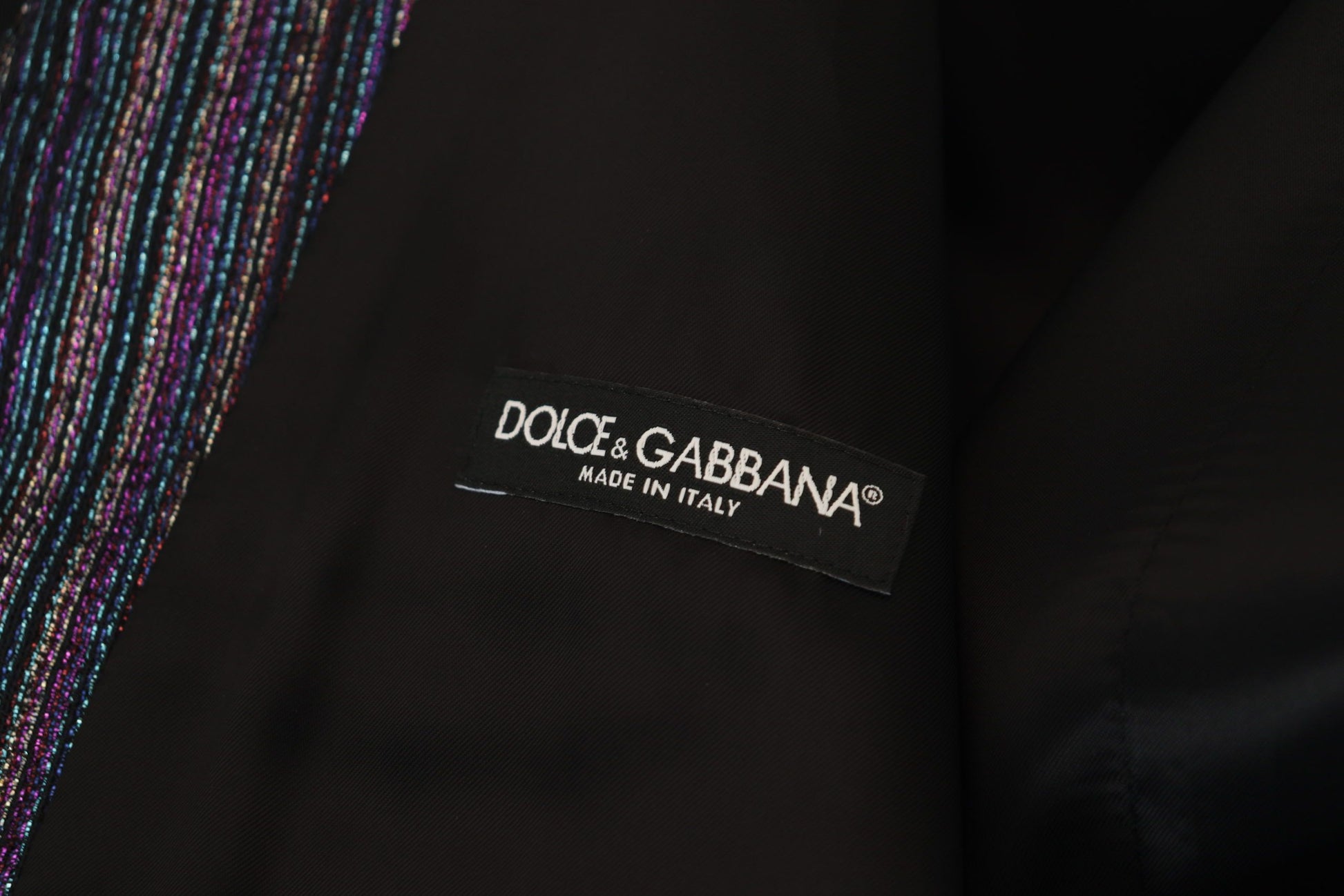 Gilet Robe Gilet de Costume Formel en Polyester Multicolore Dolce & Gabbana