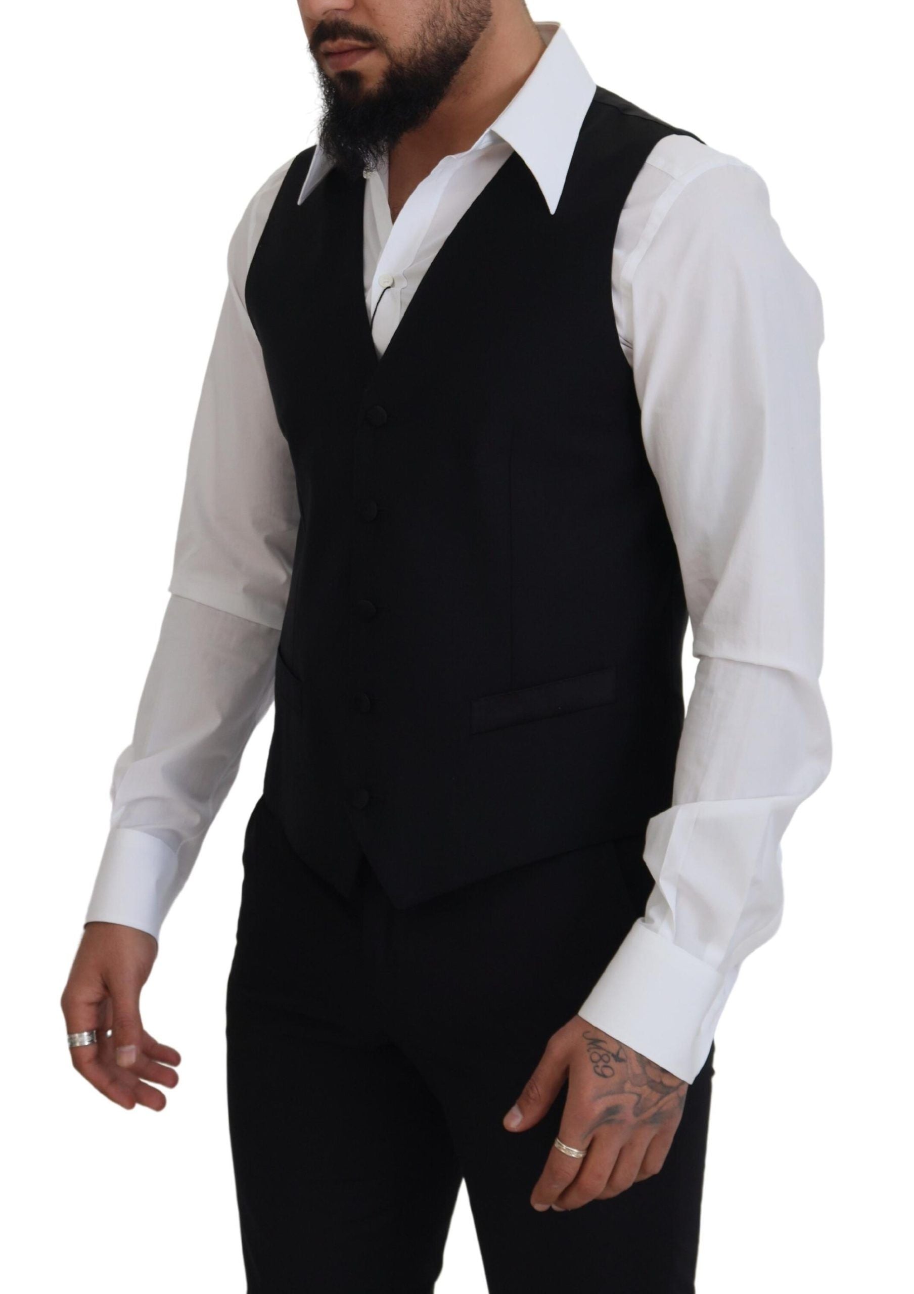 Dolce & Gabbana Black Waistcoats for Men alternate view