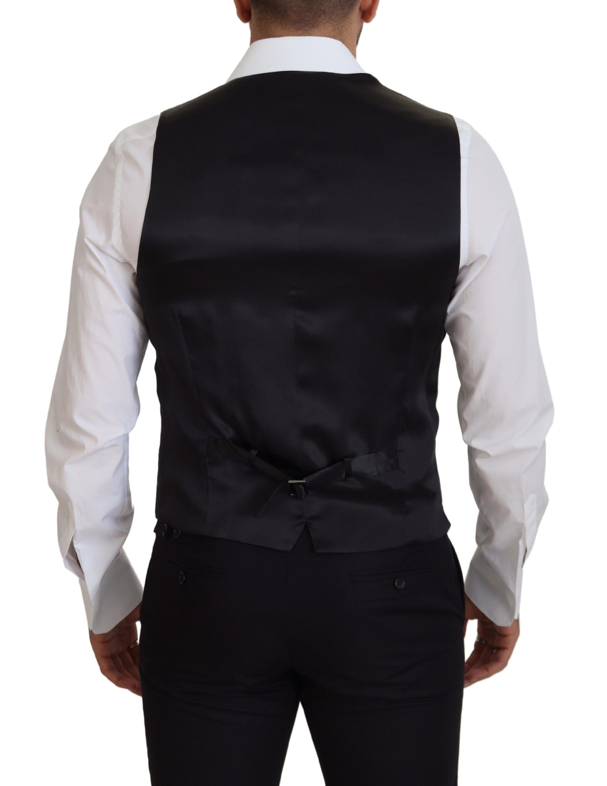 Dolce & Gabbana Black Waistcoats for Men detail view