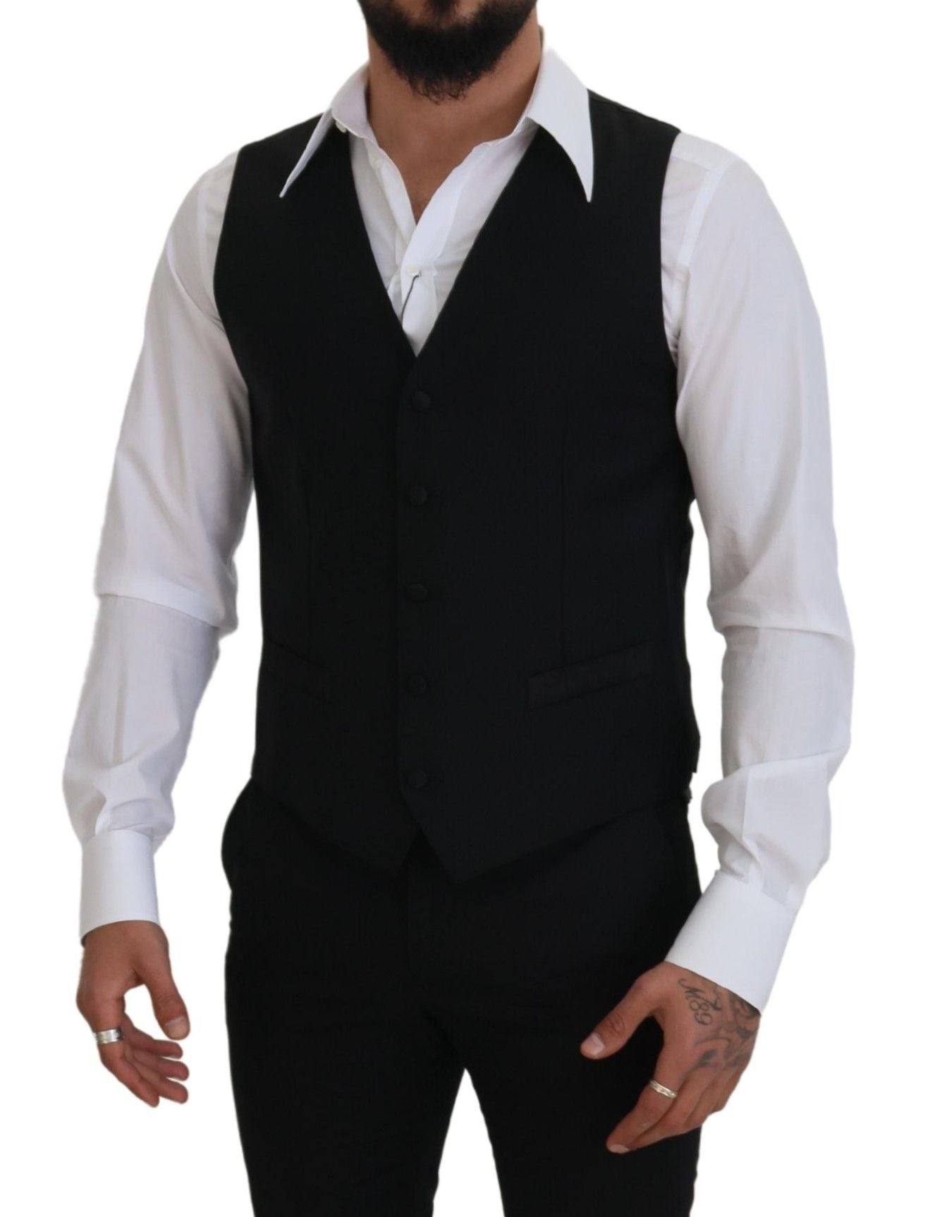 Dolce & Gabbana Black Waistcoats for Men additional view