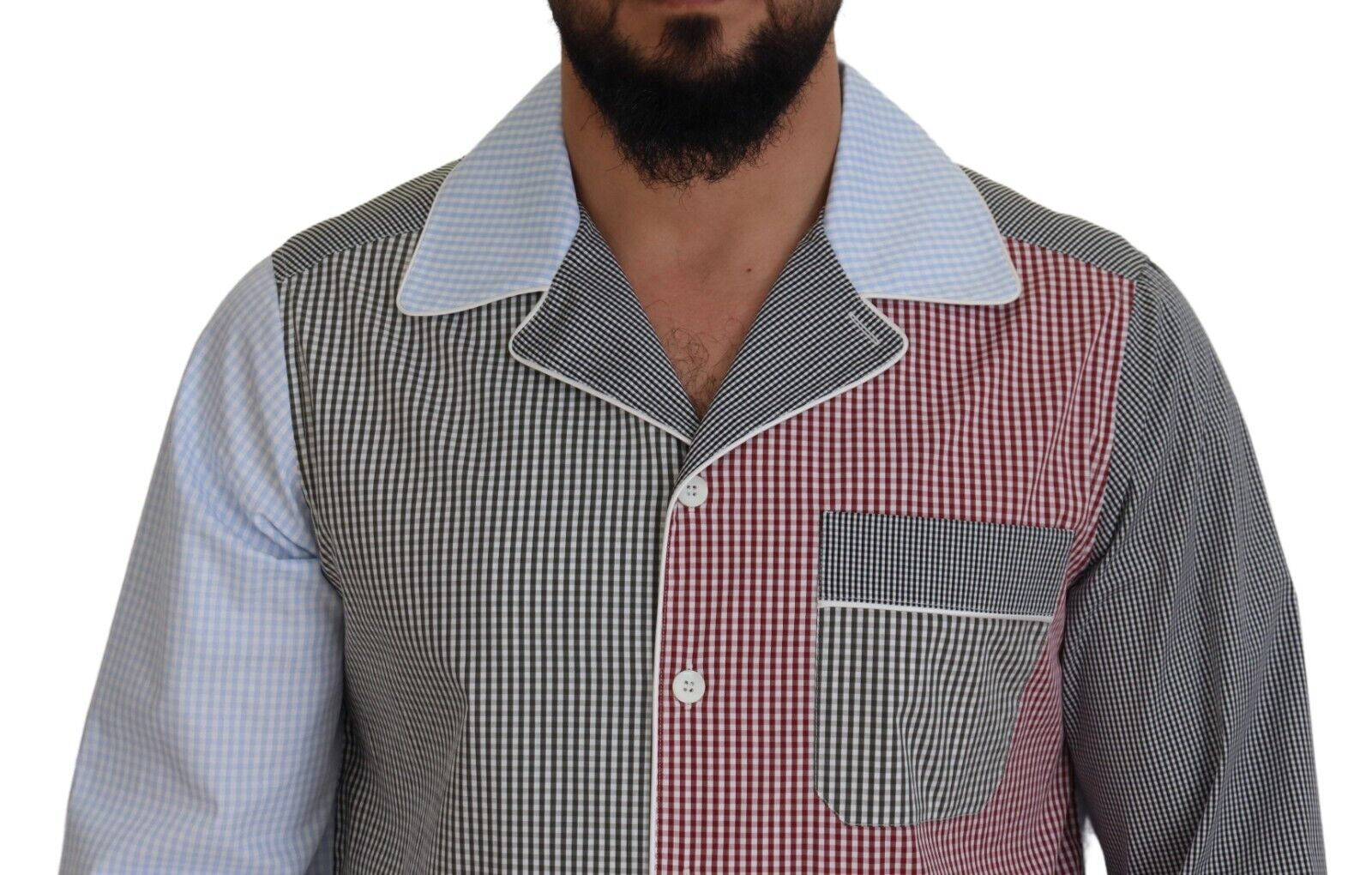 Dolce & Gabbana Multicolor Dress Shirt for Men side view