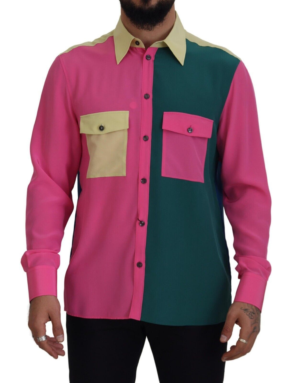 Dolce & Gabbana Multicolor Dress Shirt for Men