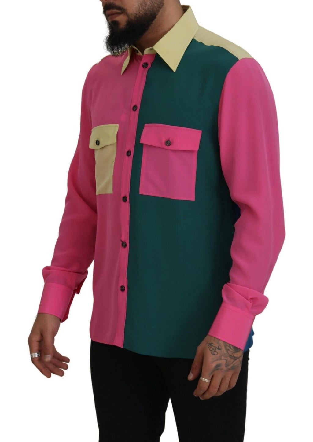 Dolce & Gabbana Multicolor Dress Shirt for Men alternate view
