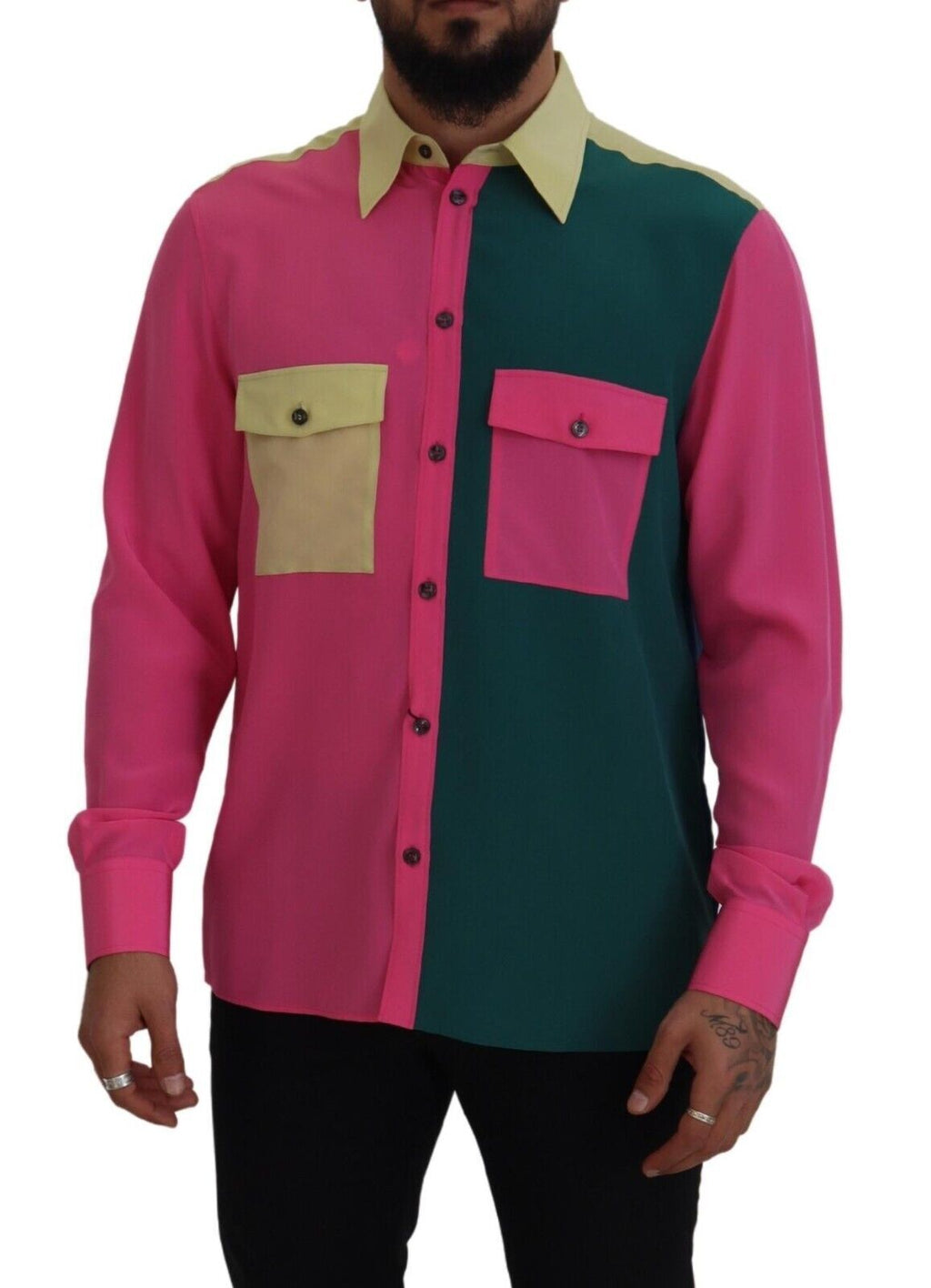 Dolce & Gabbana Multicolor Dress Shirt for Men additional view