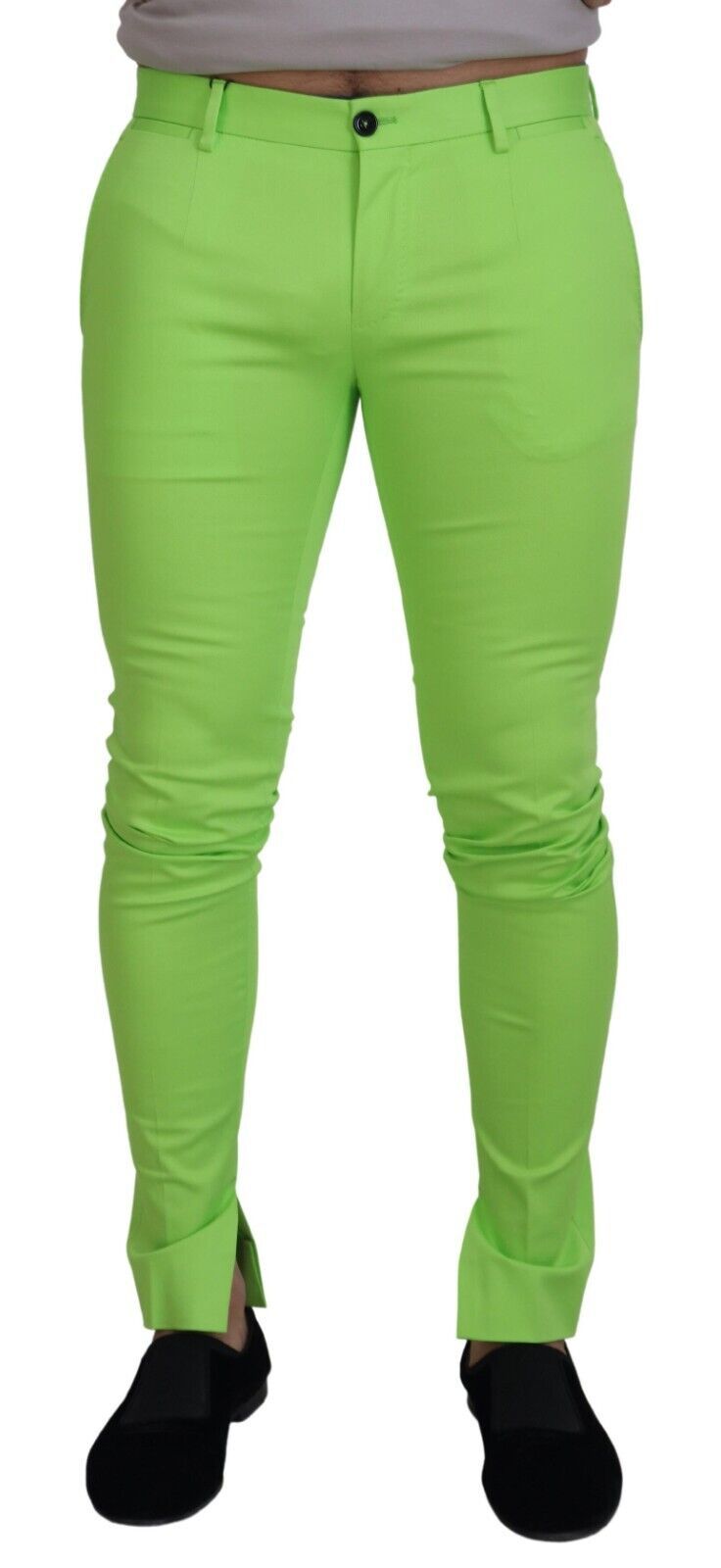 Dolce & Gabbana Green Skinny Pants for Men