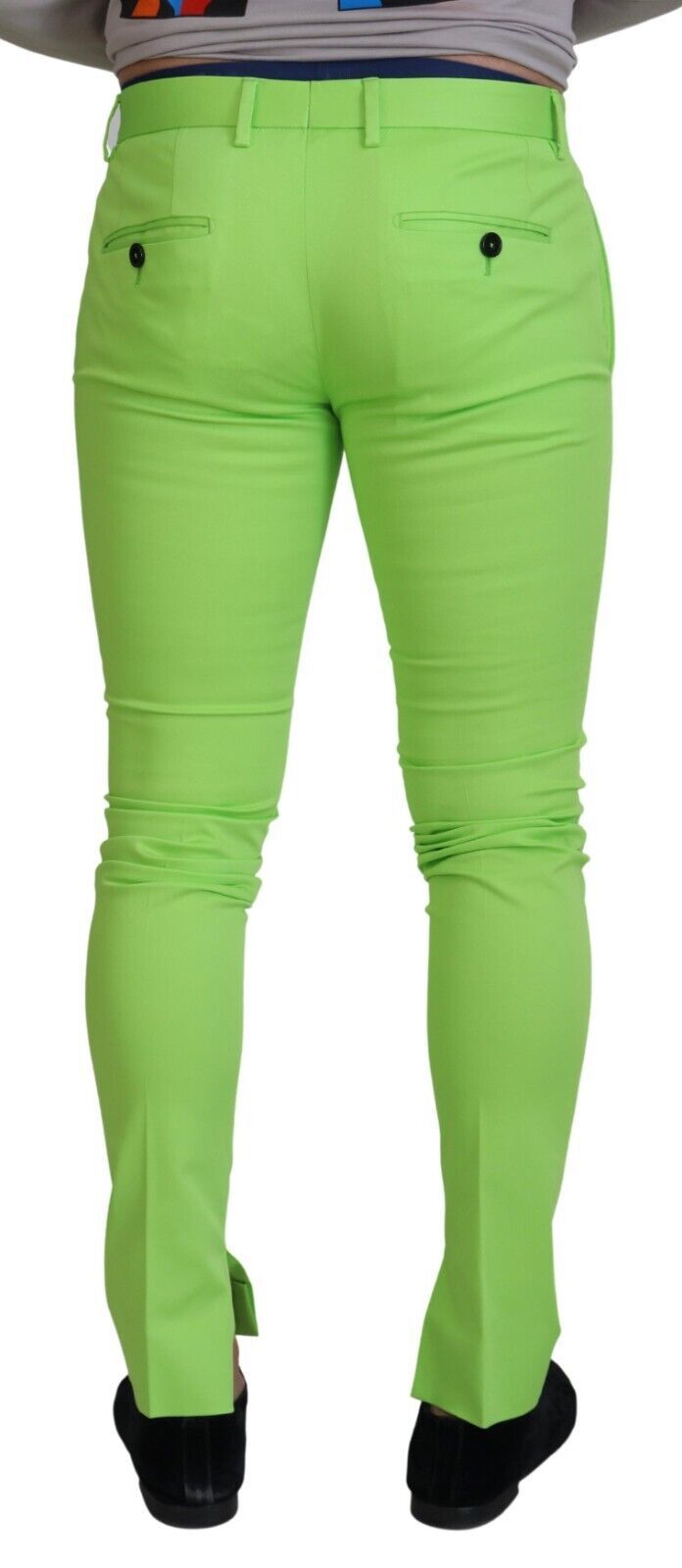 Dolce & Gabbana Green Skinny Pants for Men alternate view