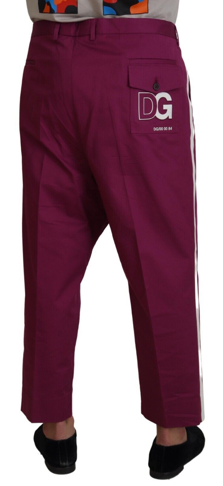 Dolce & Gabbana Pink Cropped Pants for Men detail view