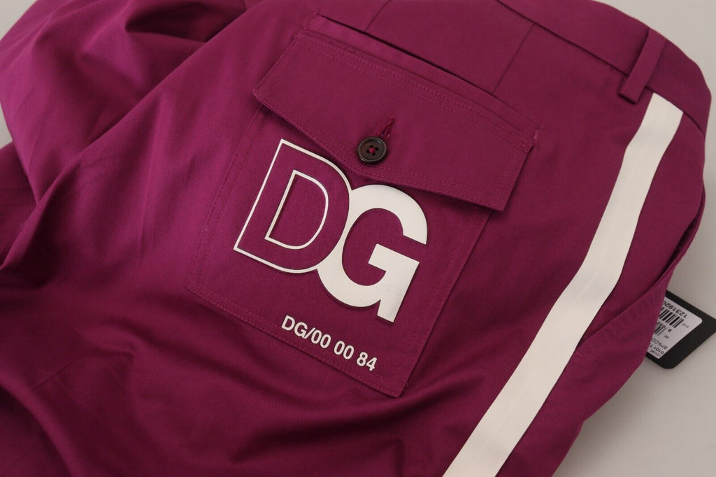 Dolce & Gabbana Pink Cropped Pants for Men side view