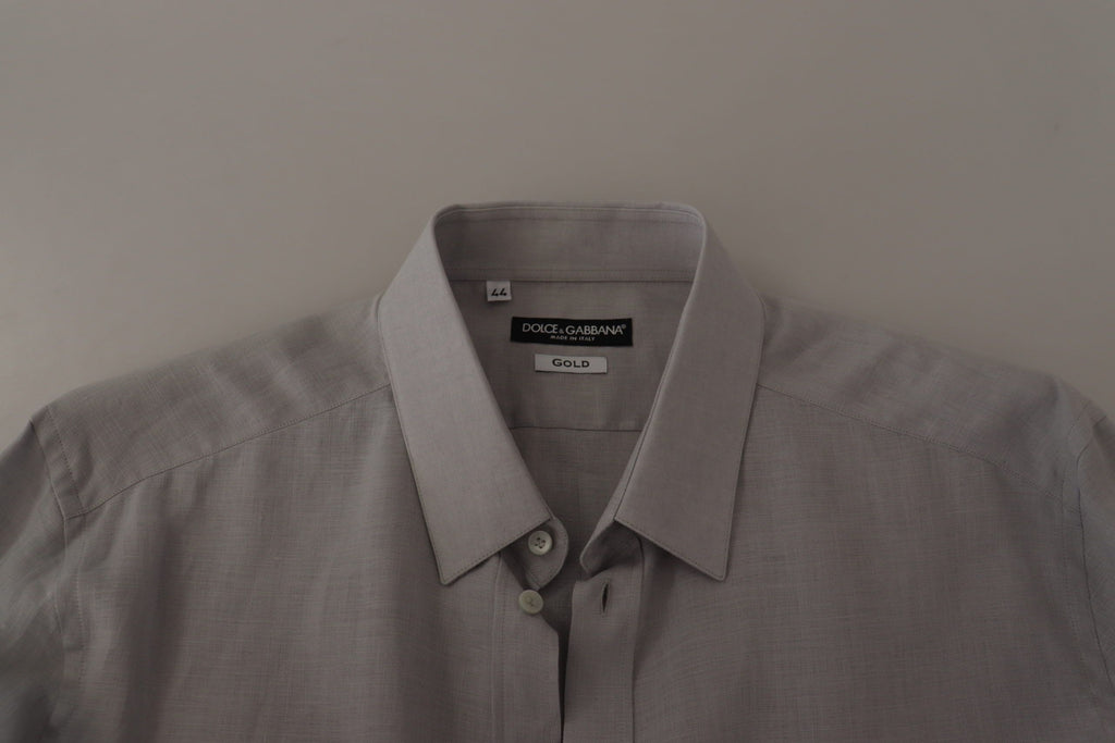 Dolce & Gabbana Grey Dress Shirt for Men additional view