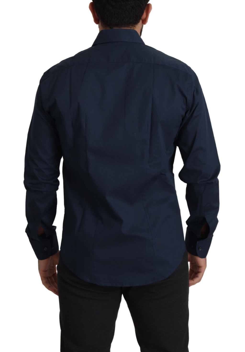 Roberto Cavalli Blue Dress Shirt for Men detail view