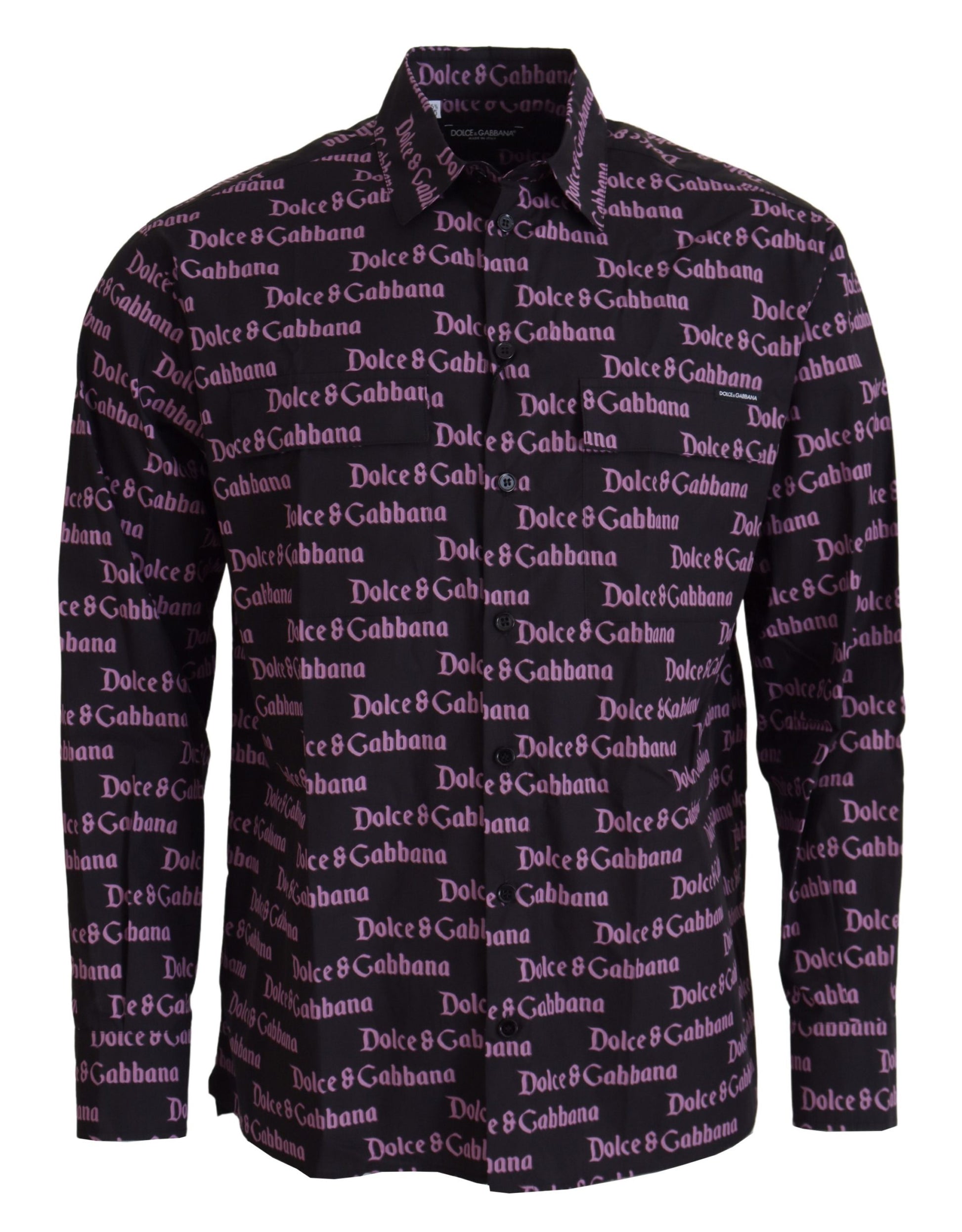Dolce & Gabbana Black Dress Shirt for Men