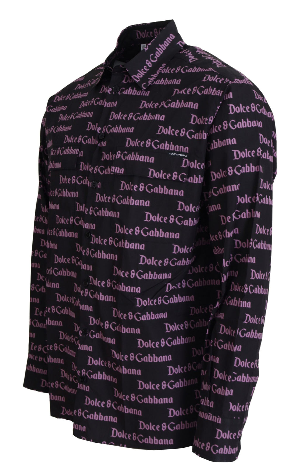 Dolce & Gabbana Black Dress Shirt for Men side view