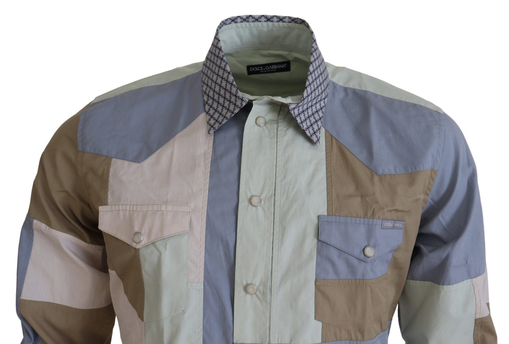 Dolce & Gabbana Multicolor Dress Shirt for Men alternate view