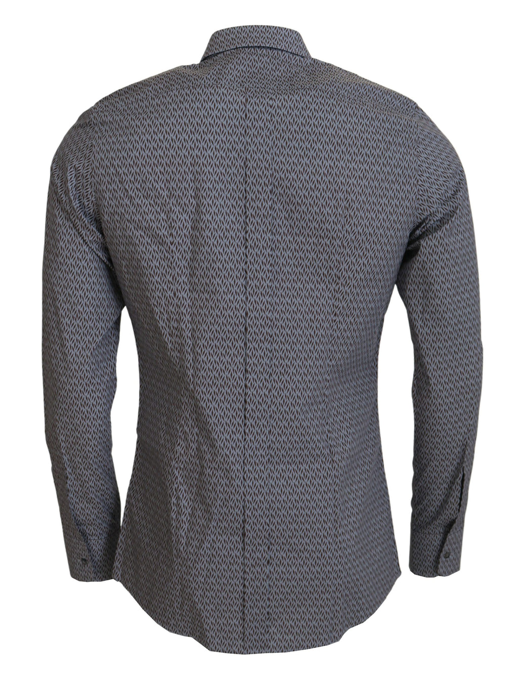 Chemise habillée Dolce & Gabbana gris marron or coupe slim