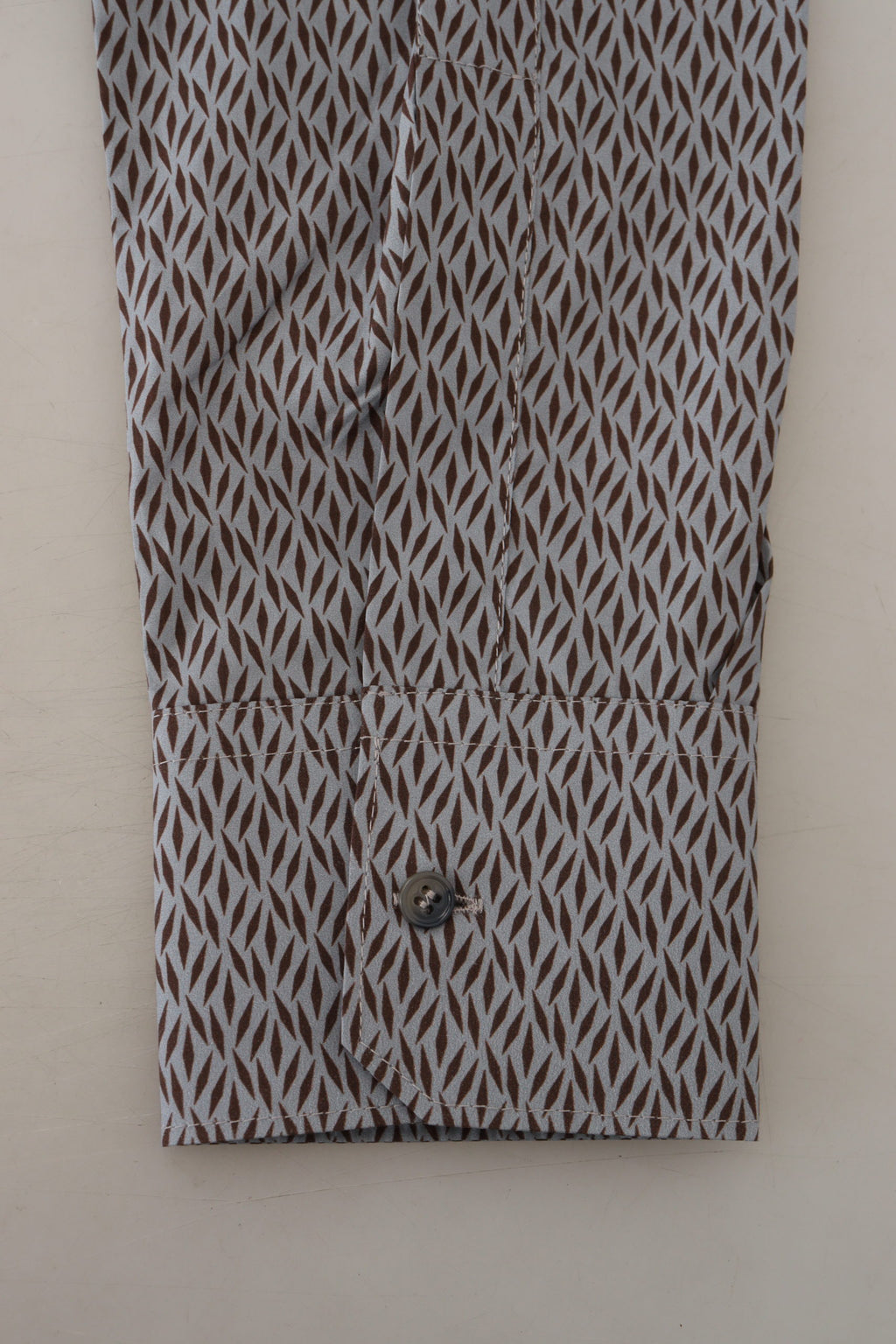 Chemise habillée Dolce & Gabbana gris marron or coupe slim