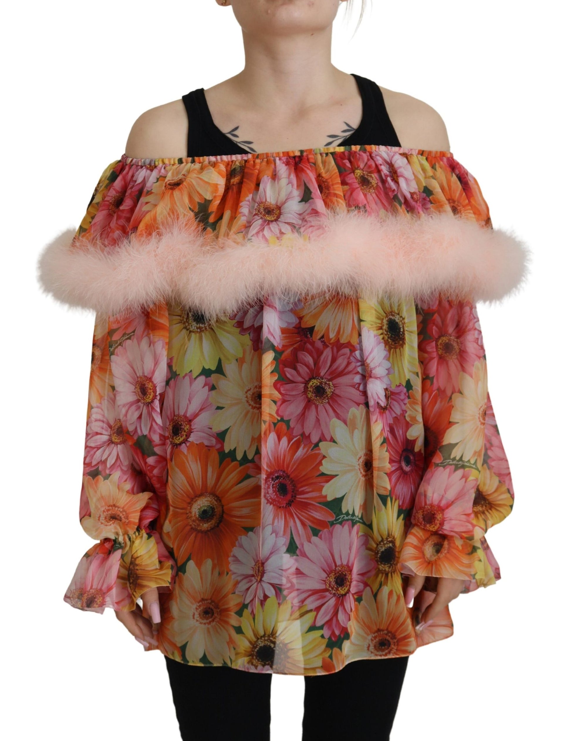 Dolce & Gabbana Multicolor Long Sleeve T-Shirt for Women
