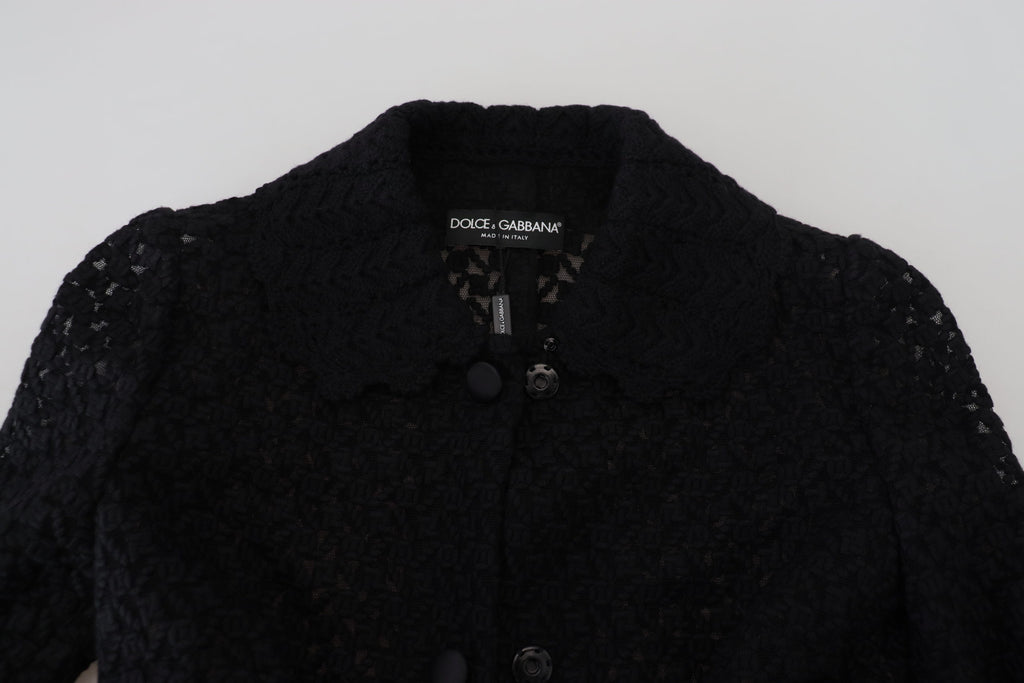 Dolce & Gabbana Black Full Length Jacket for Women additional view